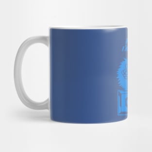 plug in reddy kilowatt blue Mug